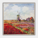Claude Monet - Tulpių laukai Olandijoje