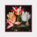 Ambrosius Bosschaert – Sklenená váza so štyrmi tulipánmi